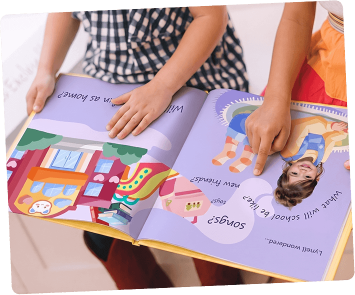 Personalized storybook spread 3